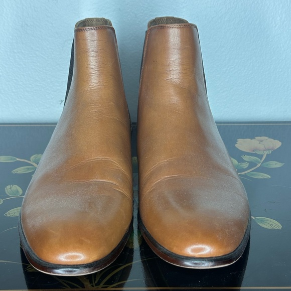 Aldo Tan Leather Chelsea Boots - Picture 3 of 4